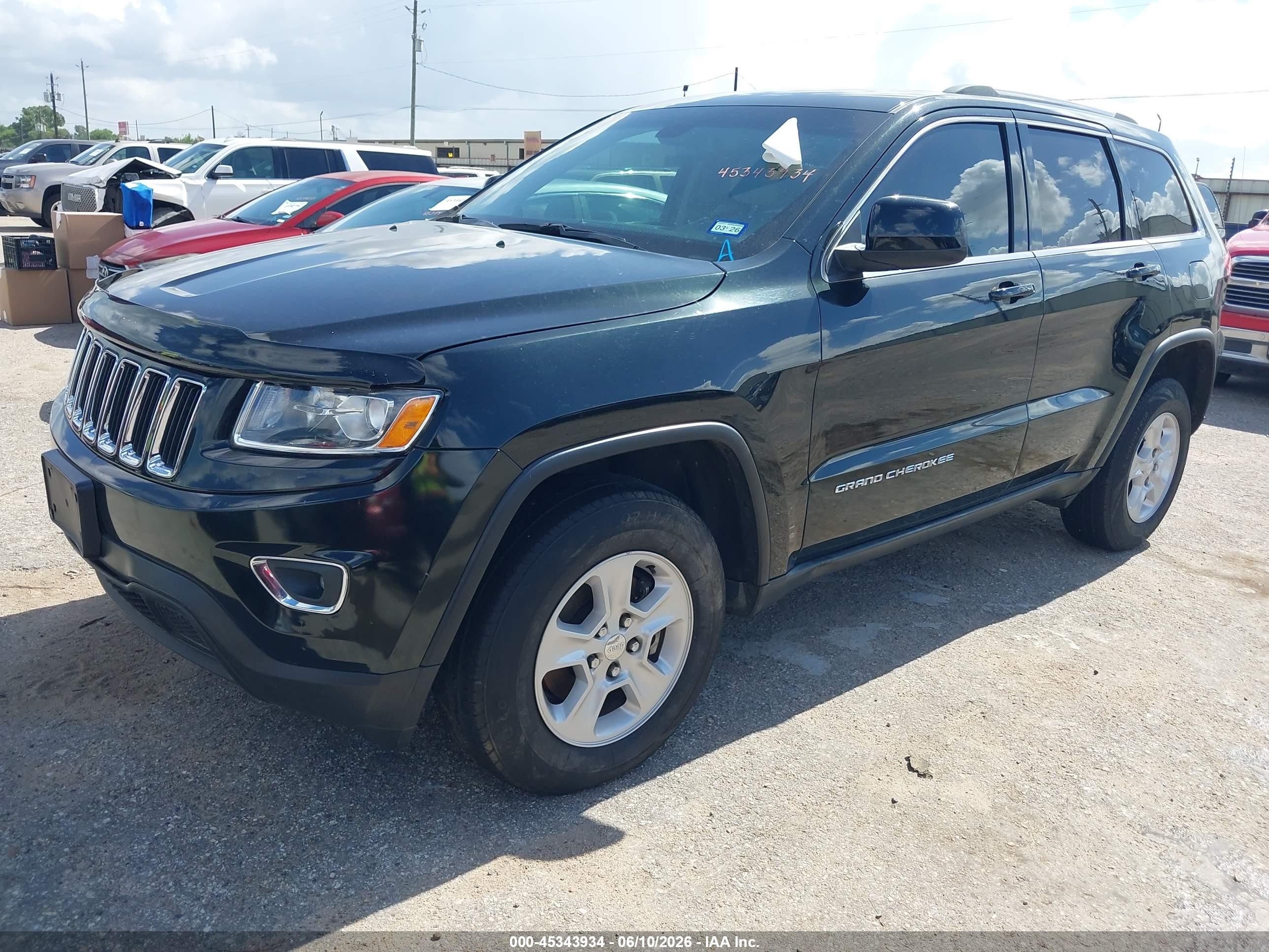2014 Jeep Grand Cherokee Laredo Green vin: 1C4RJFAG0EC501205