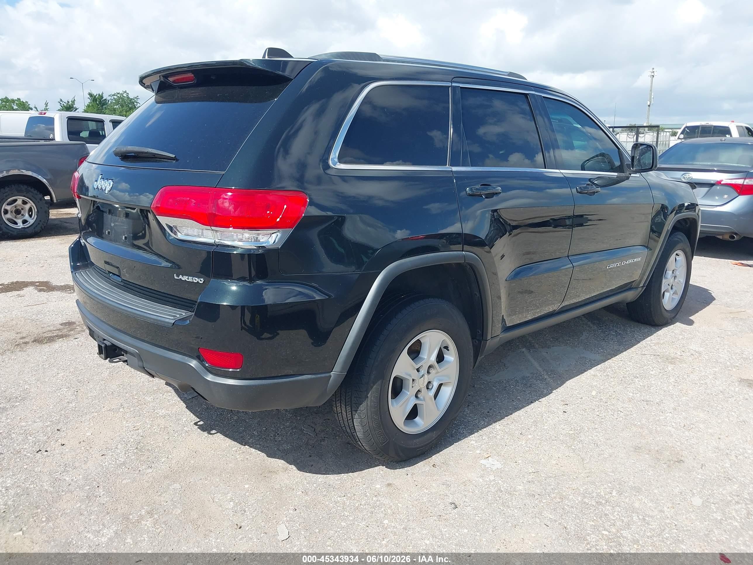 2014 Jeep Grand Cherokee Laredo Green vin: 1C4RJFAG0EC501205