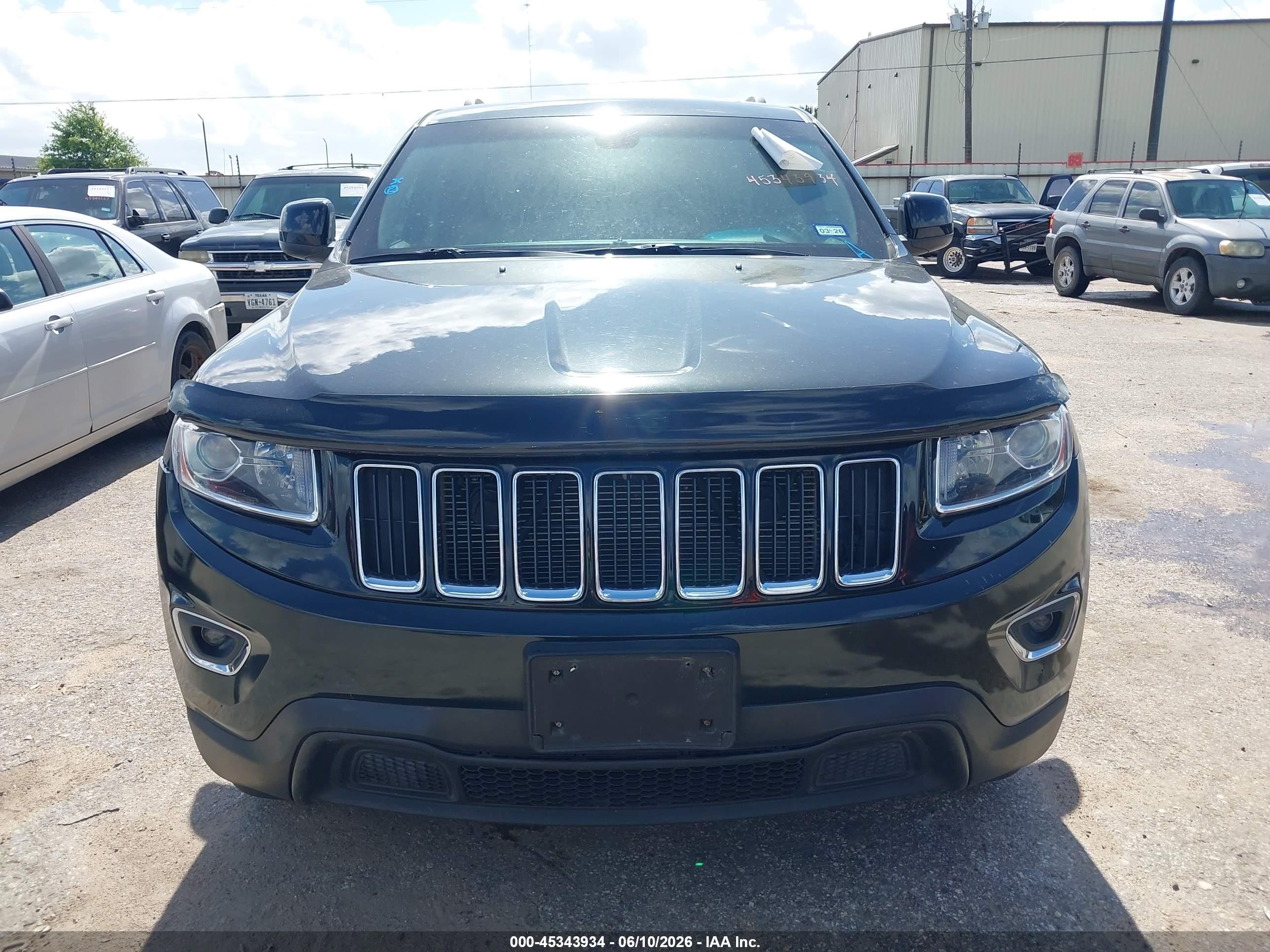 2014 Jeep Grand Cherokee Laredo Green vin: 1C4RJFAG0EC501205