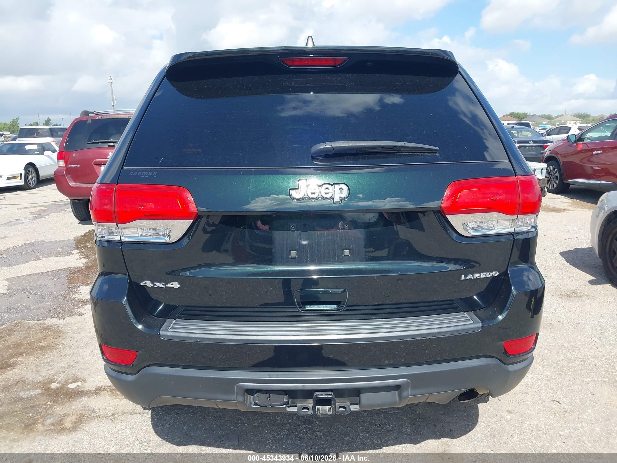 2014 Jeep Grand Cherokee Laredo Green vin: 1C4RJFAG0EC501205