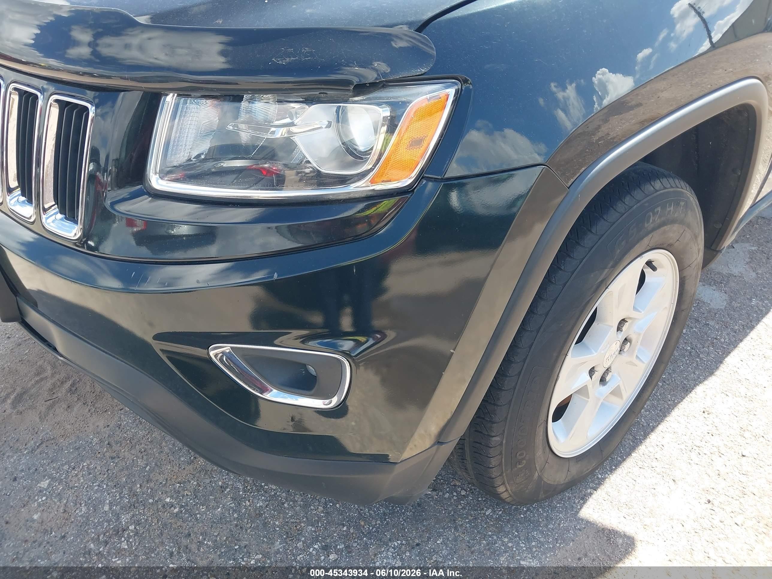 2014 Jeep Grand Cherokee Laredo Green vin: 1C4RJFAG0EC501205