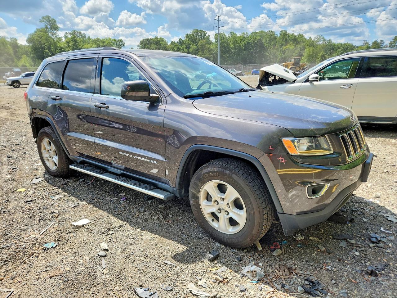 2015 Jeep Grand Cherokee Laredo Gray vin: 1C4RJFAG0FC130287