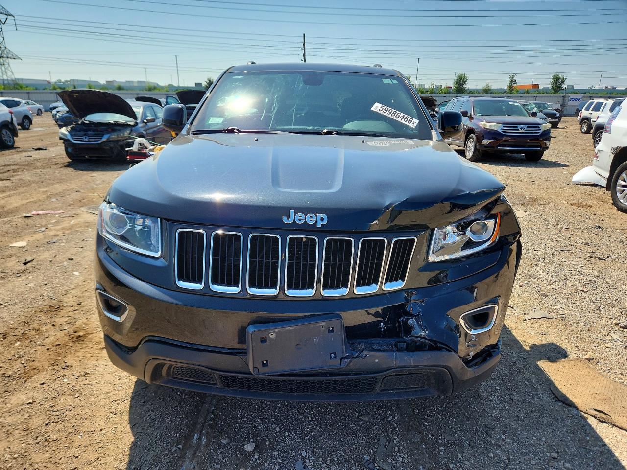 2015 Jeep Grand Cherokee Laredo Черный vin: 1C4RJFAG0FC140592