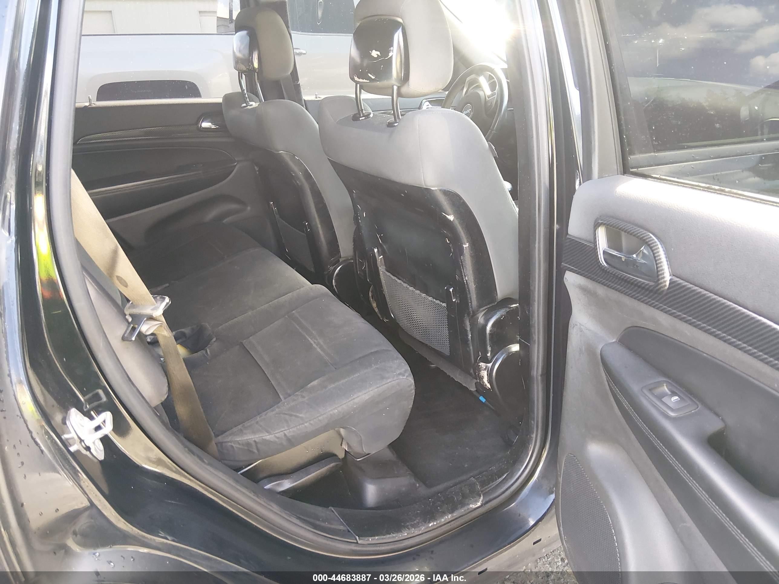 2015 Jeep Grand Cherokee Laredo Black vin: 1C4RJFAG0FC158333