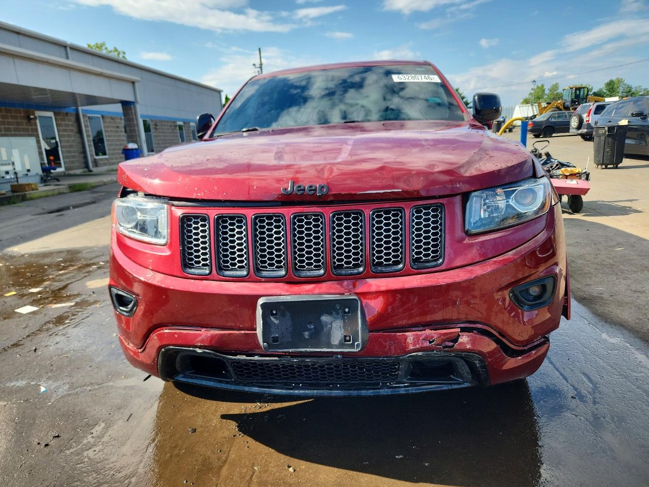 2015 Jeep Grand Cherokee Laredo Бордовый vin: 1C4RJFAG0FC165783