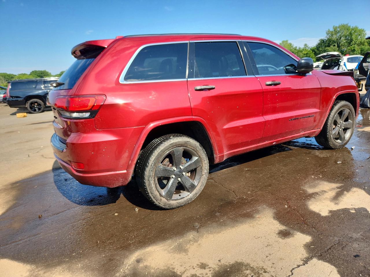 2015 Jeep Grand Cherokee Laredo Бордовый vin: 1C4RJFAG0FC165783