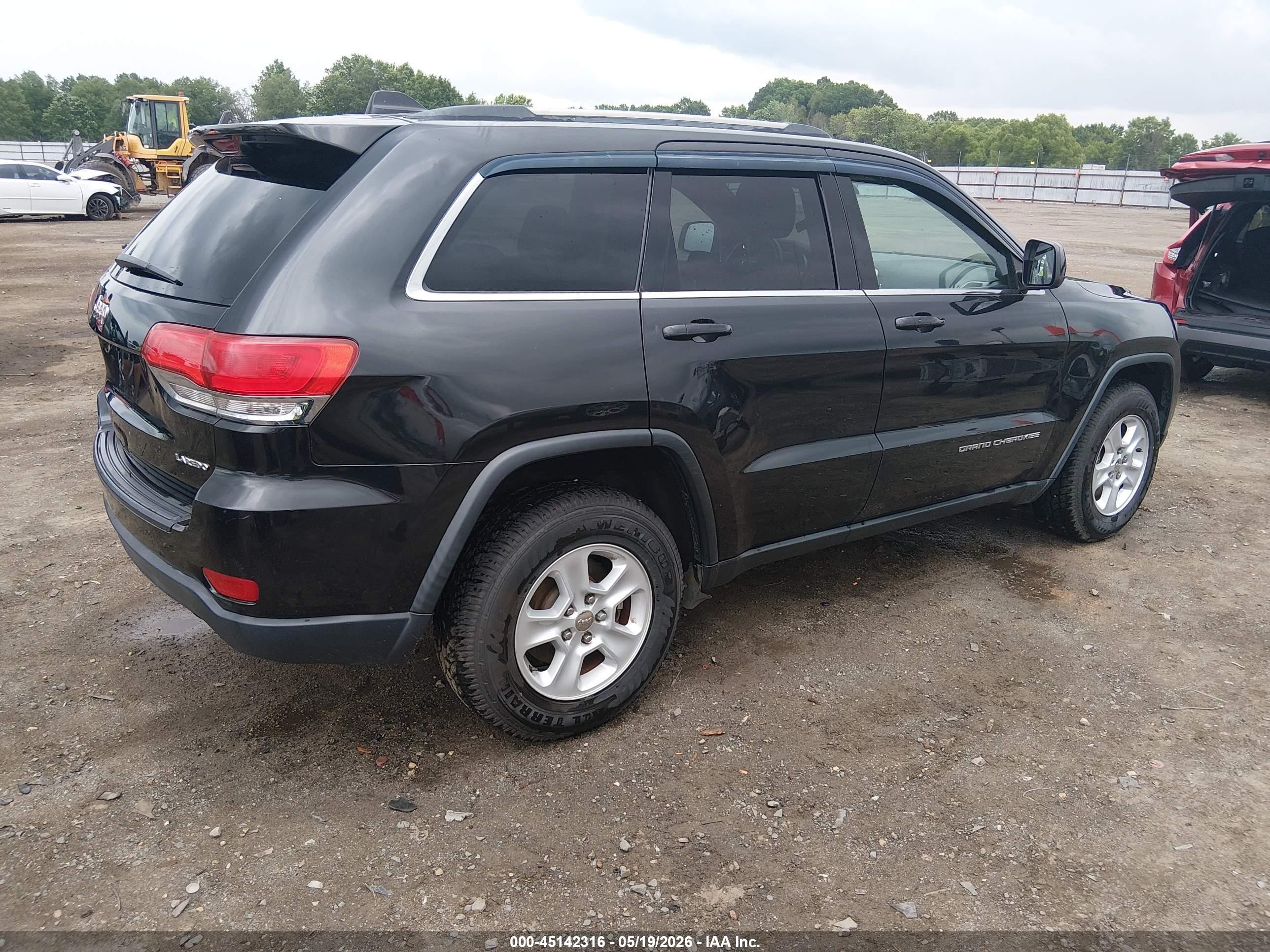 2015 Jeep Grand Cherokee Laredo Black vin: 1C4RJFAG0FC173754