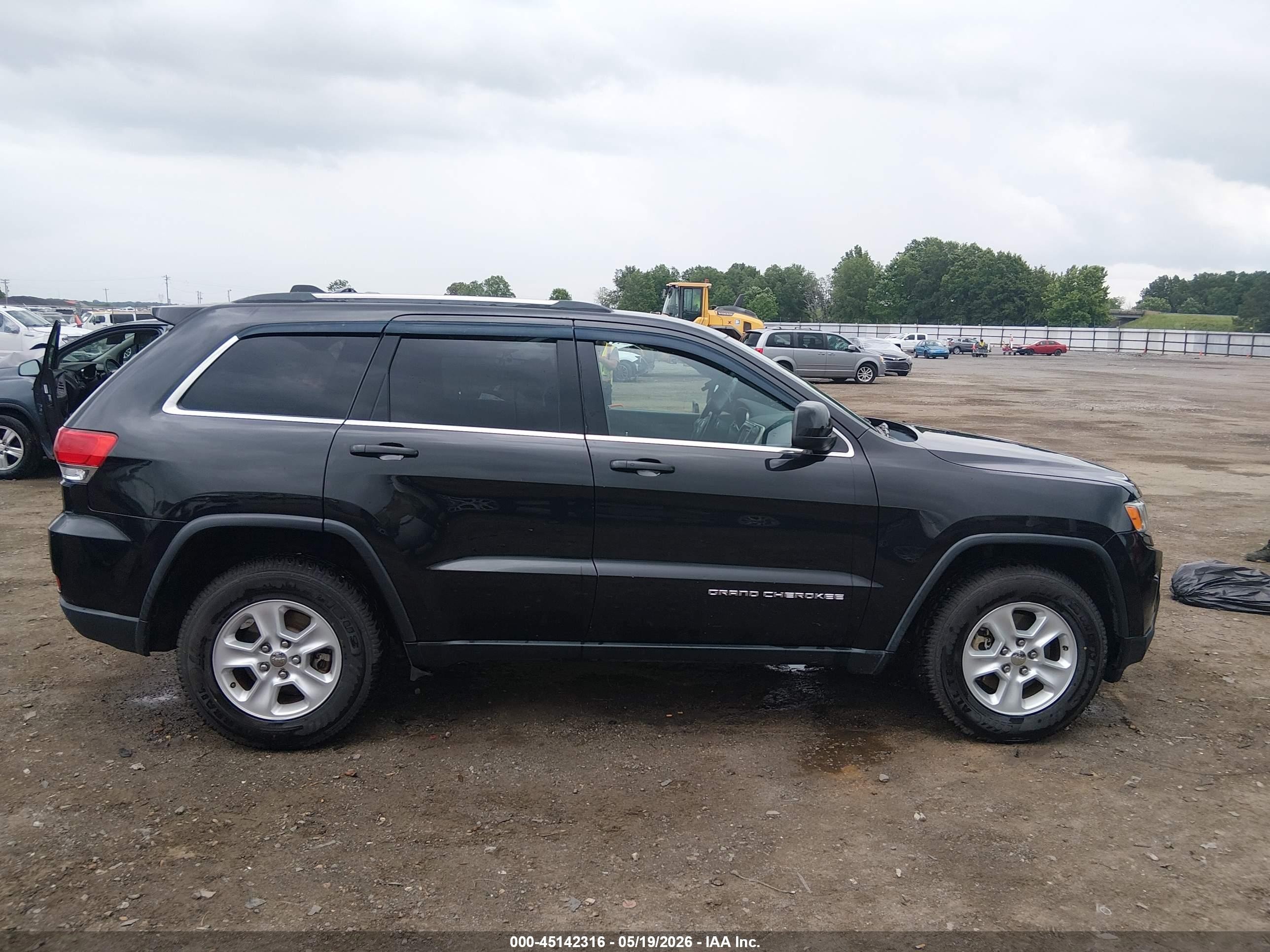 2015 Jeep Grand Cherokee Laredo Black vin: 1C4RJFAG0FC173754