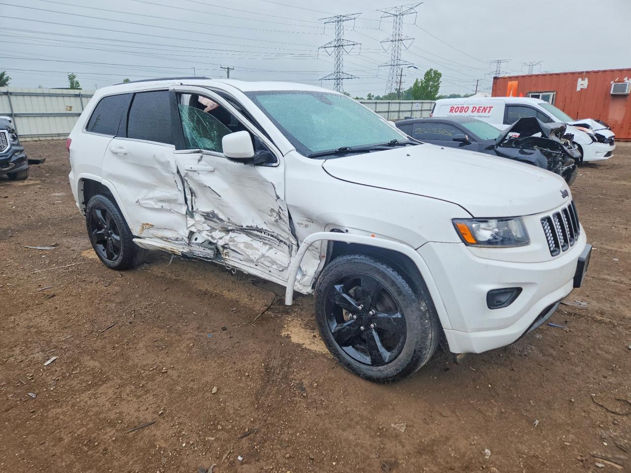 2015 Jeep Grand Cherokee Laredo Белый vin: 1C4RJFAG0FC181787
