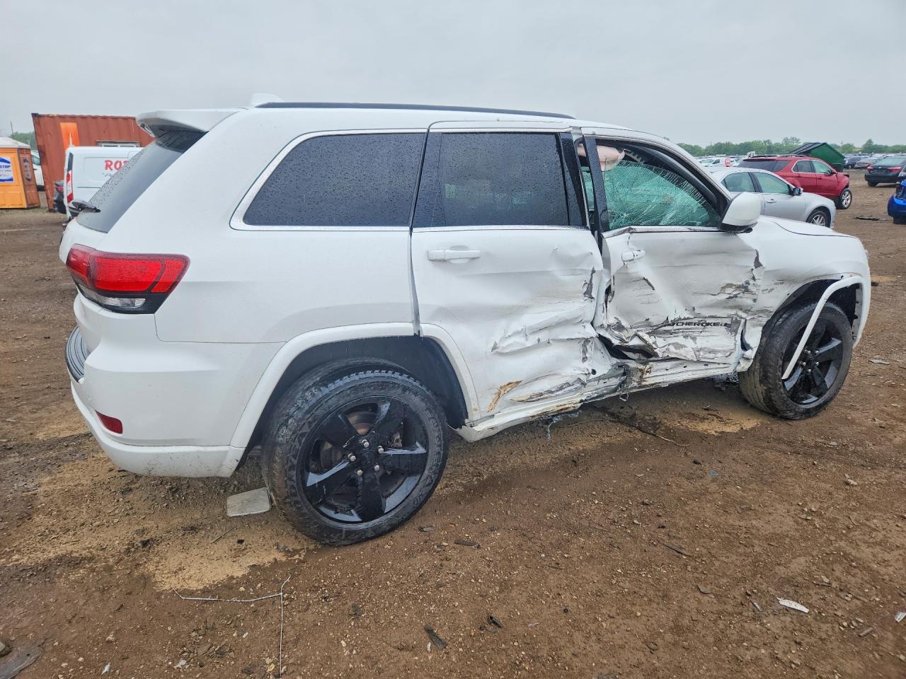 2015 Jeep Grand Cherokee Laredo Белый vin: 1C4RJFAG0FC181787