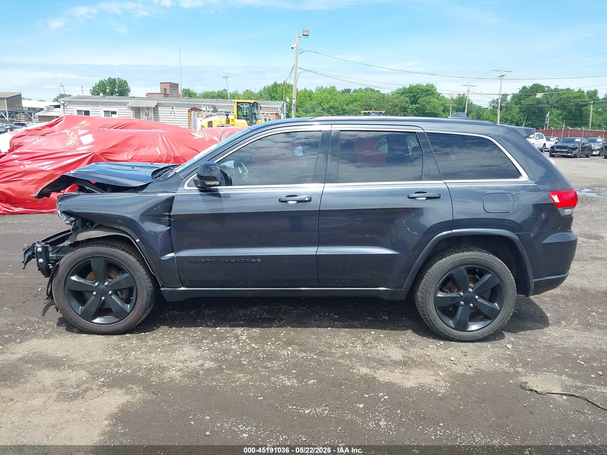 2015 Jeep Grand Cherokee Altitude Gray vin: 1C4RJFAG0FC665233
