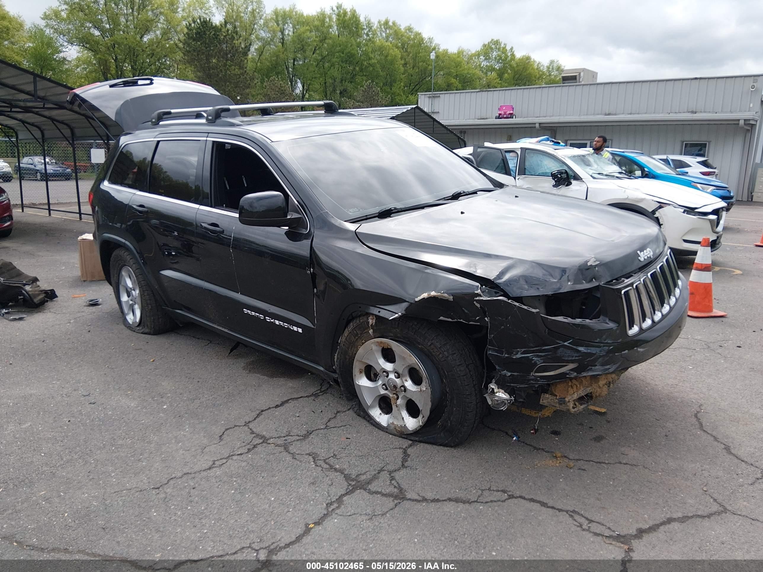 2015 Jeep Grand Cherokee Laredo Черный vin: 1C4RJFAG0FC676510