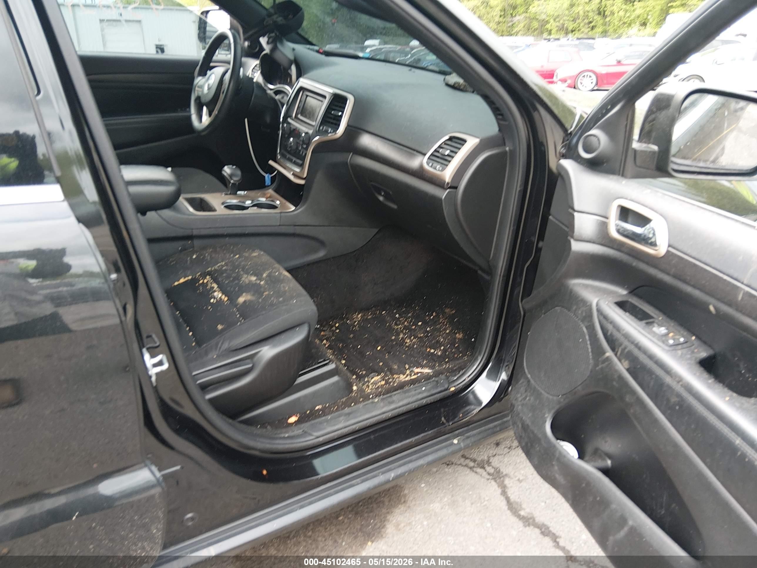 2015 Jeep Grand Cherokee Laredo Черный vin: 1C4RJFAG0FC676510