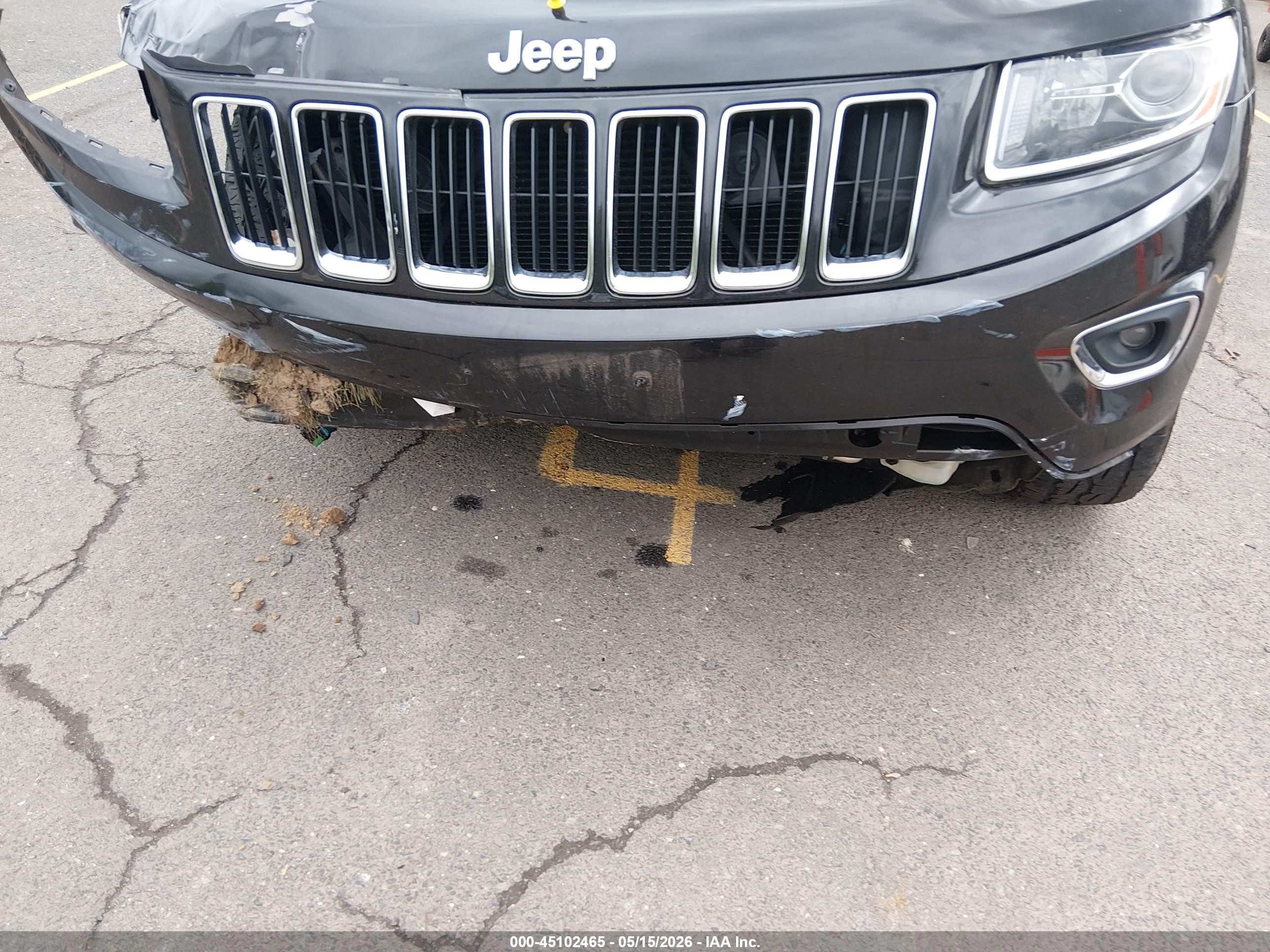 2015 Jeep Grand Cherokee Laredo Черный vin: 1C4RJFAG0FC676510