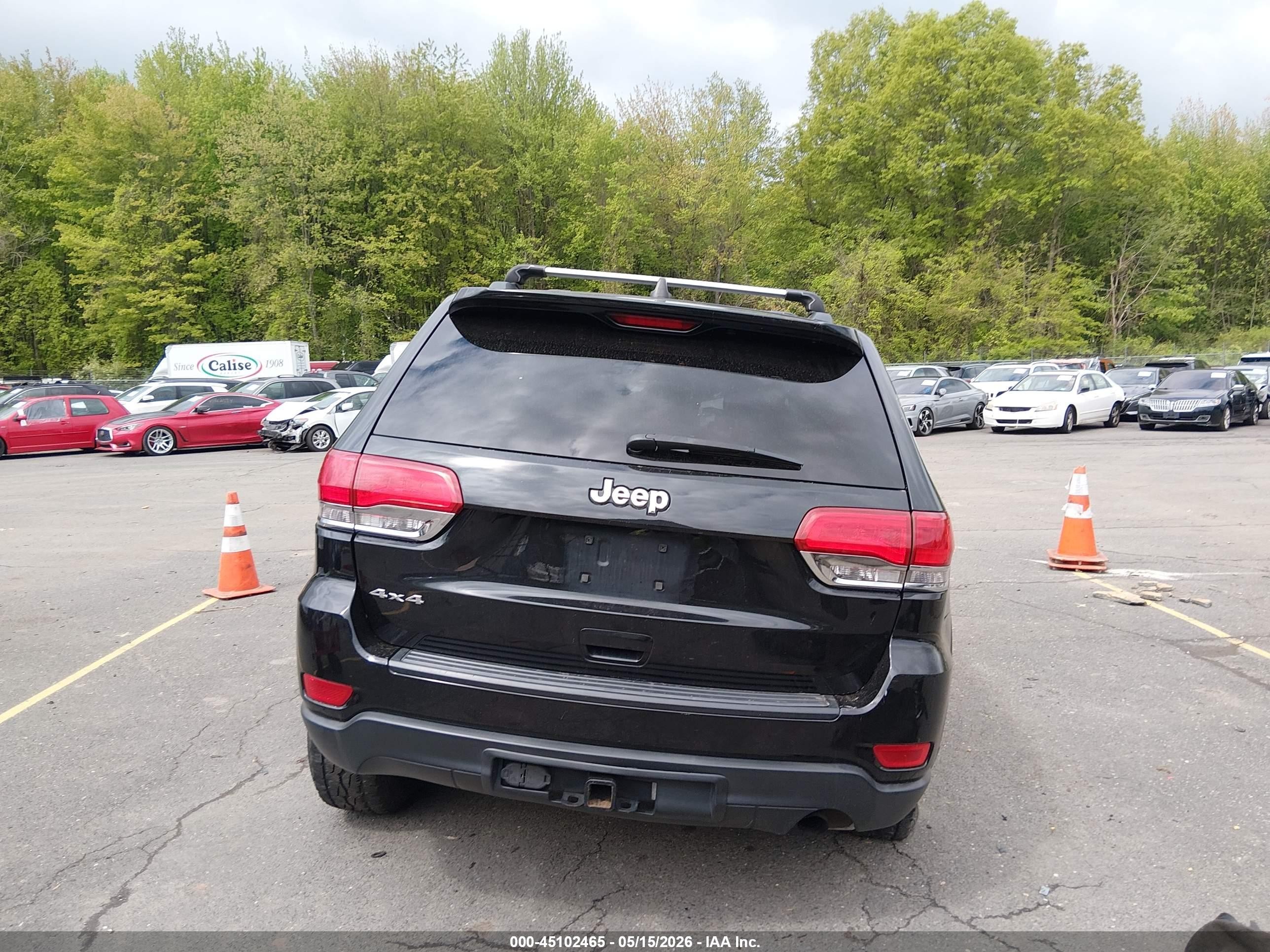 2015 Jeep Grand Cherokee Laredo Черный vin: 1C4RJFAG0FC676510