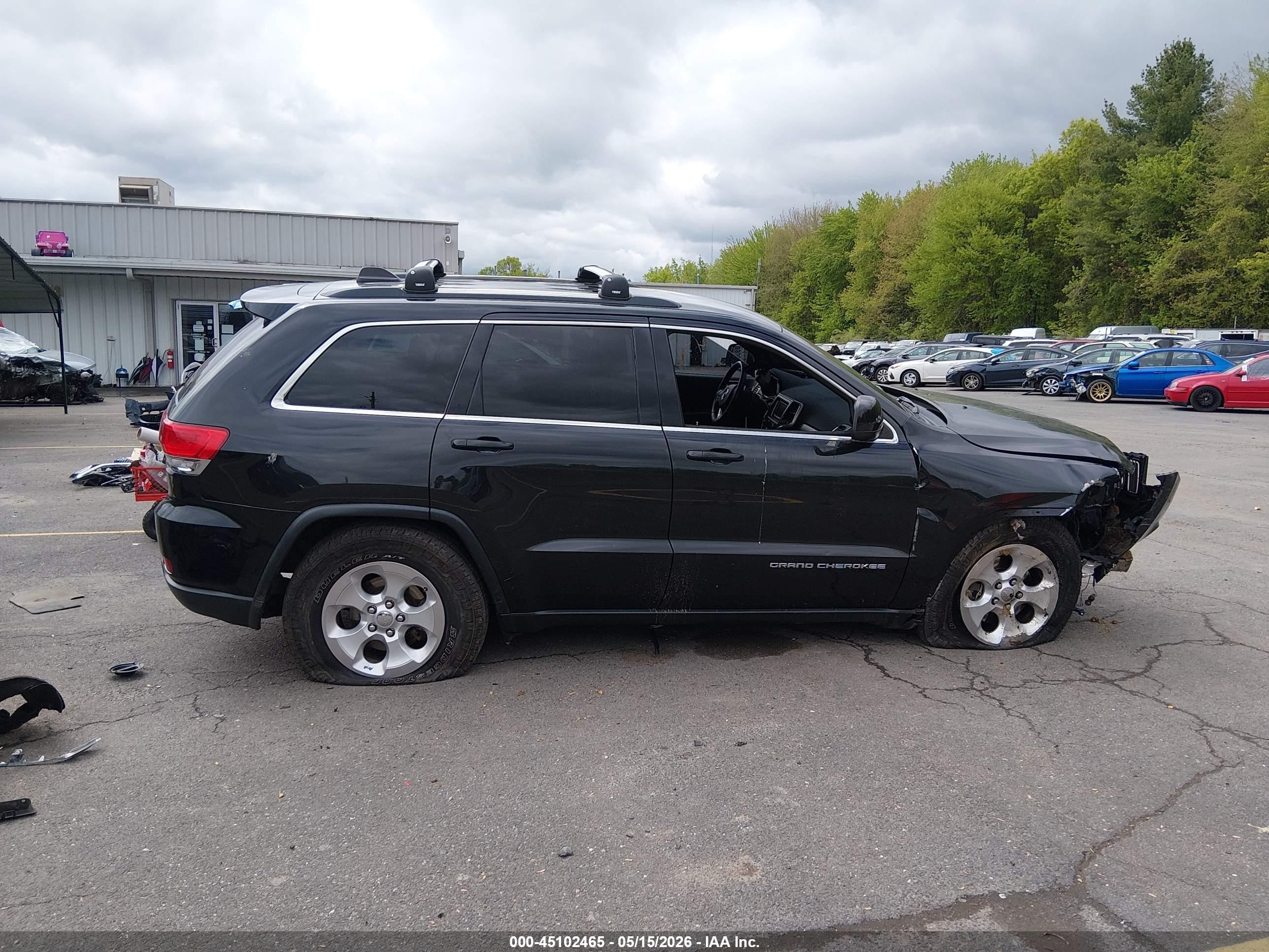 2015 Jeep Grand Cherokee Laredo Черный vin: 1C4RJFAG0FC676510