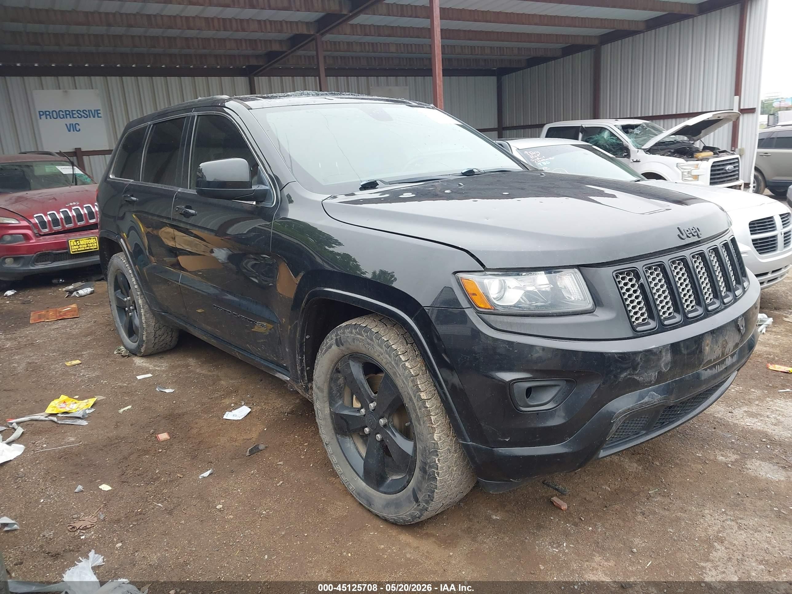 2015 Jeep Grand Cherokee Altitude Black vin: 1C4RJFAG0FC712065