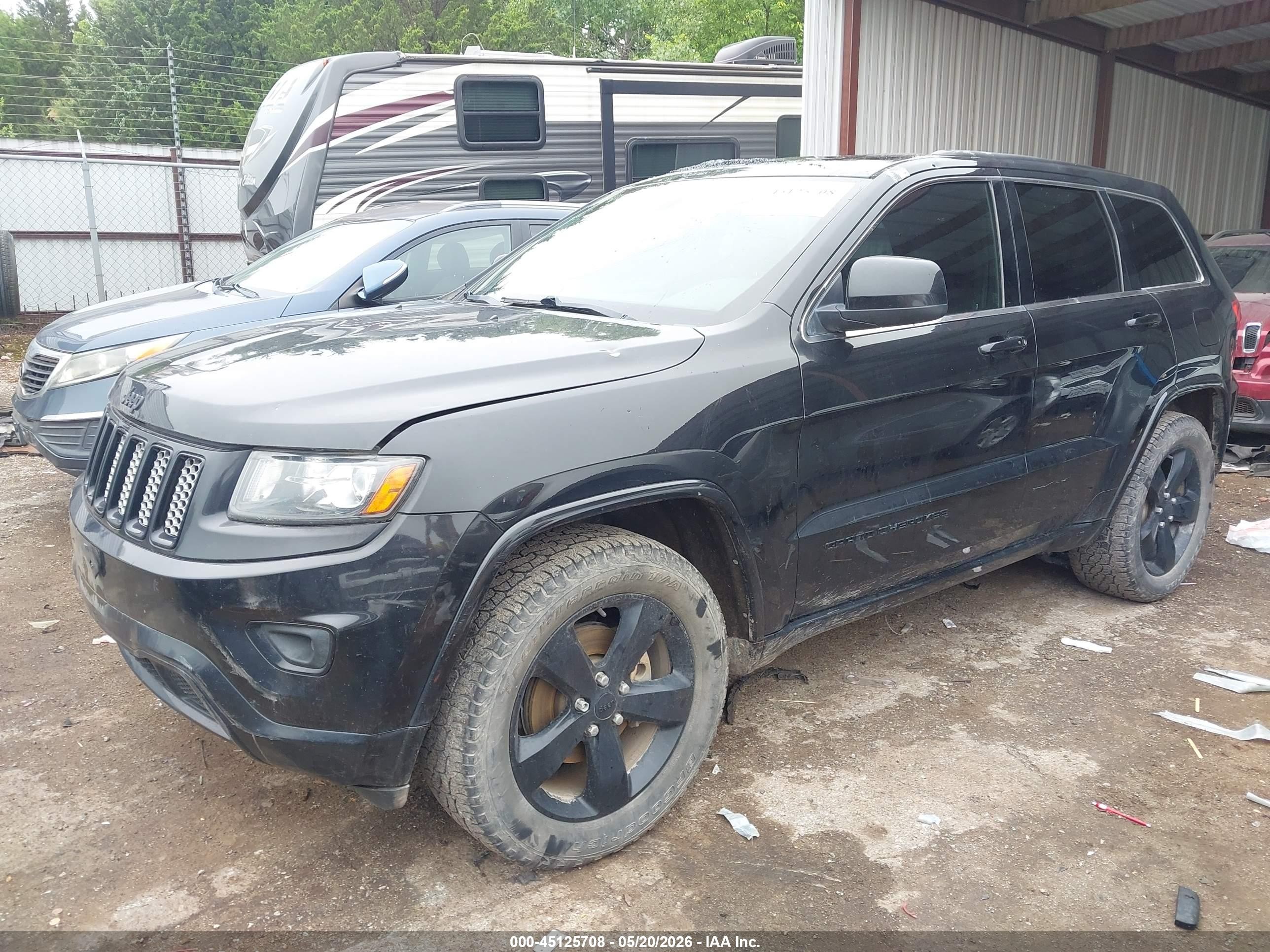 2015 Jeep Grand Cherokee Altitude Black vin: 1C4RJFAG0FC712065