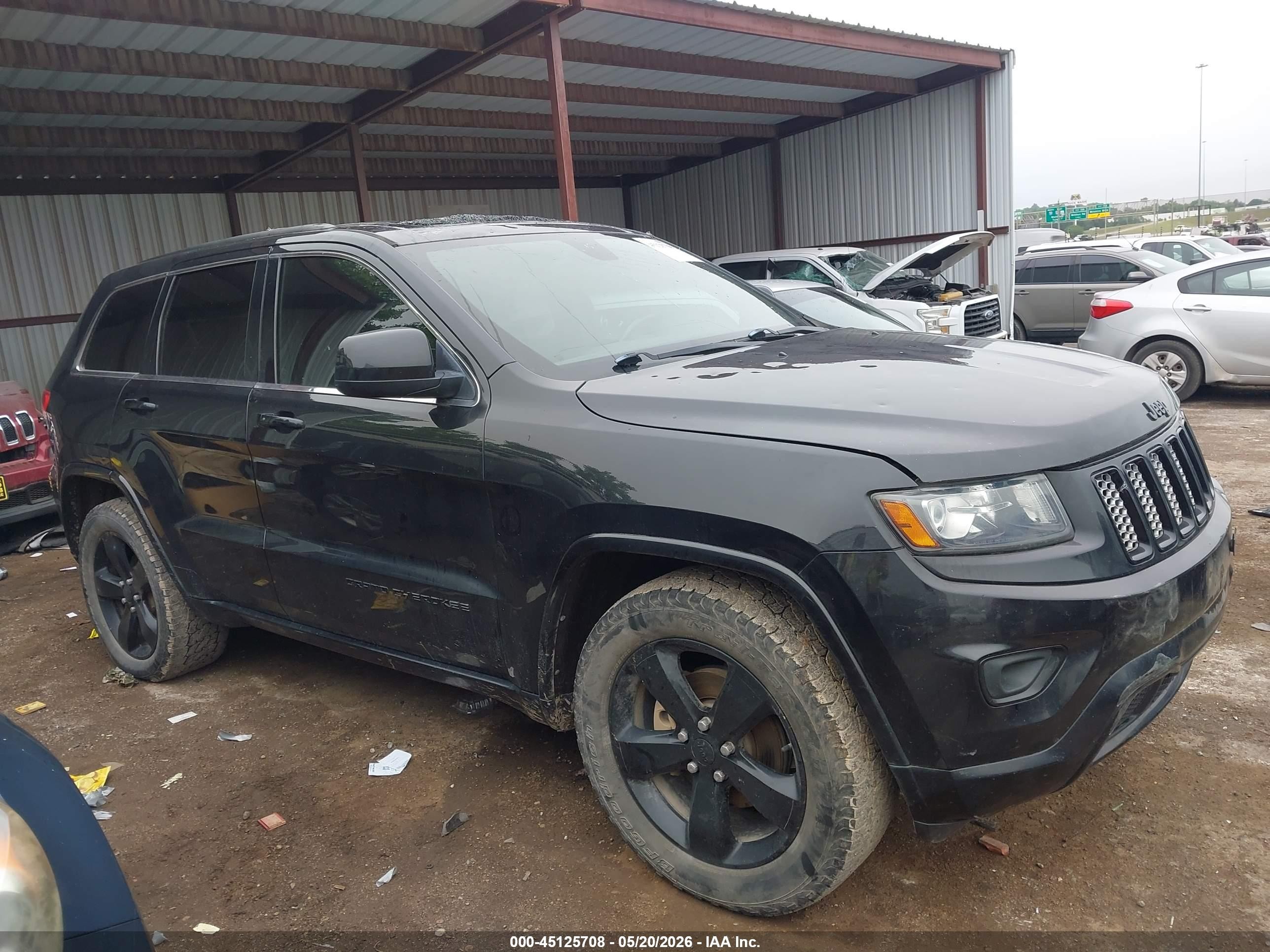 2015 Jeep Grand Cherokee Altitude Black vin: 1C4RJFAG0FC712065