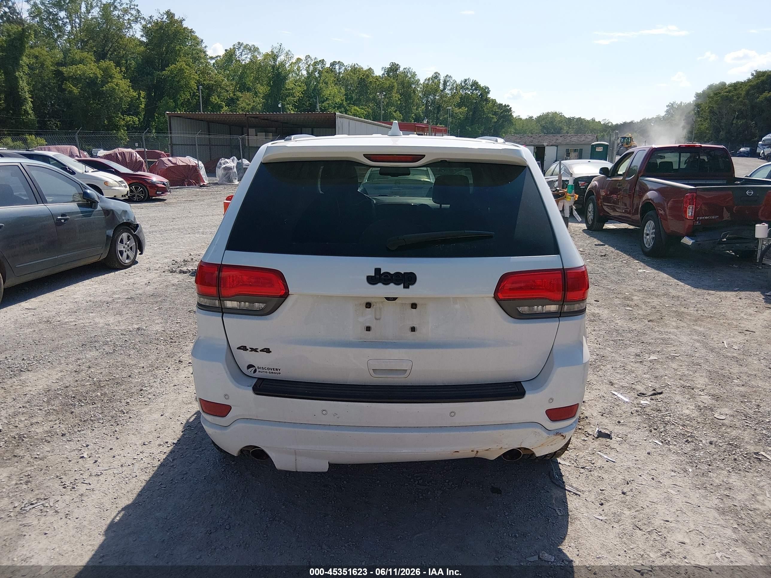 2015 Jeep Grand Cherokee Altitude White vin: 1C4RJFAG0FC812442