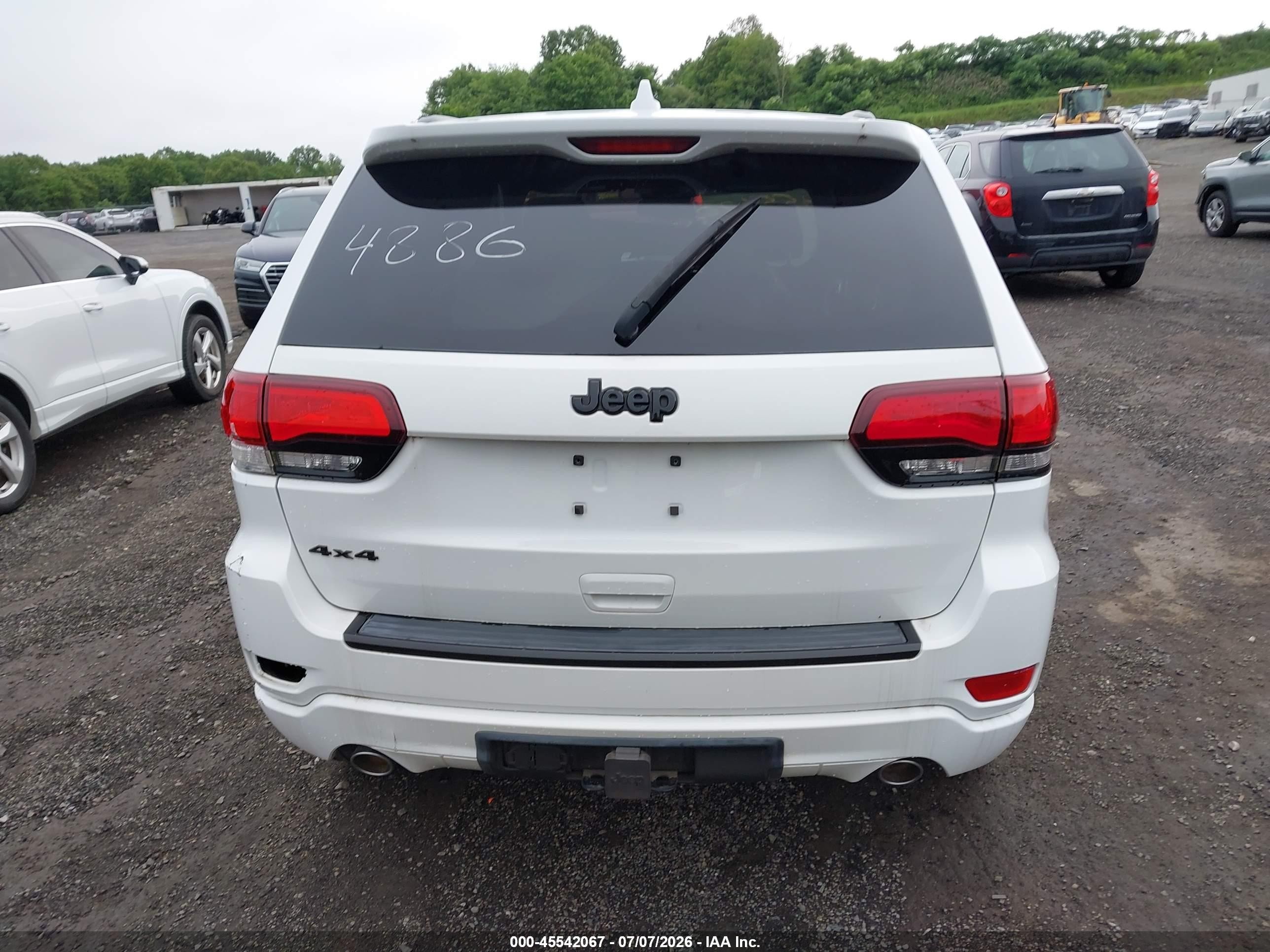 2015 Jeep Grand Cherokee Altitude White vin: 1C4RJFAG0FC858854