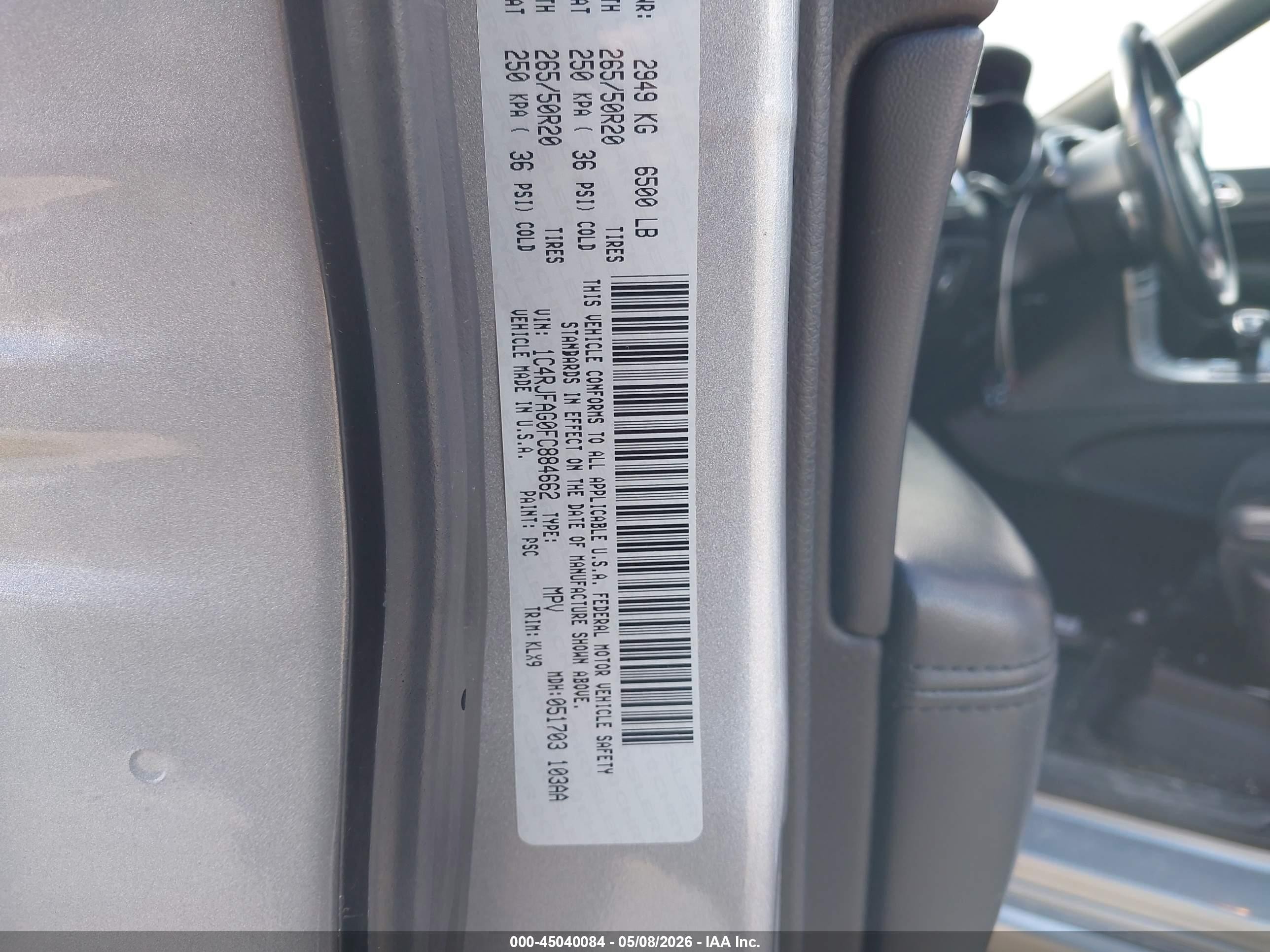 2015 Jeep Grand Cherokee Altitude Silver vin: 1C4RJFAG0FC884662