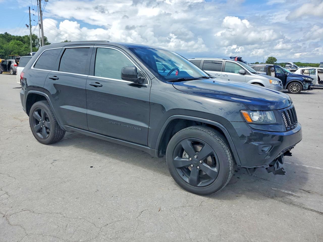 2015 Jeep Grand Cherokee Laredo Black vin: 1C4RJFAG0FC903890