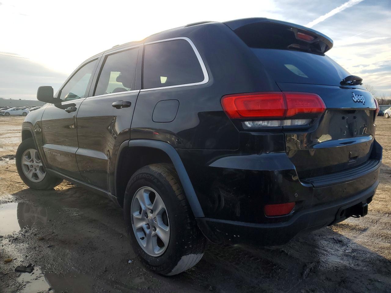 2016 Jeep Grand Cherokee Laredo Black vin: 1C4RJFAG0GC493089