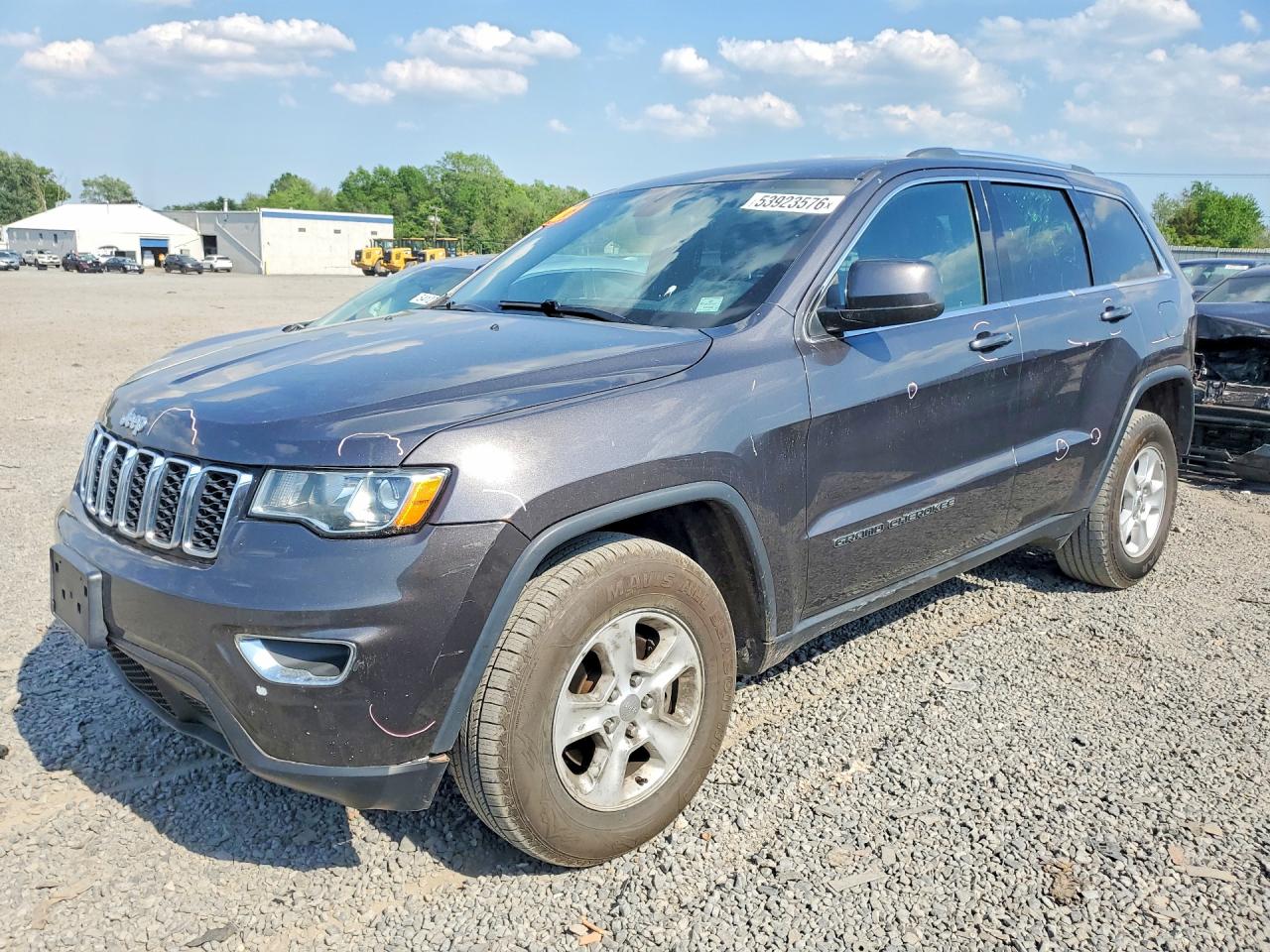 2017 Jeep Grand Cherokee Laredo Gray vin: 1C4RJFAG0HC828630