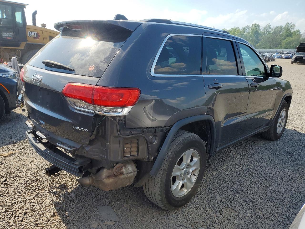 2017 Jeep Grand Cherokee Laredo Gray vin: 1C4RJFAG0HC828630