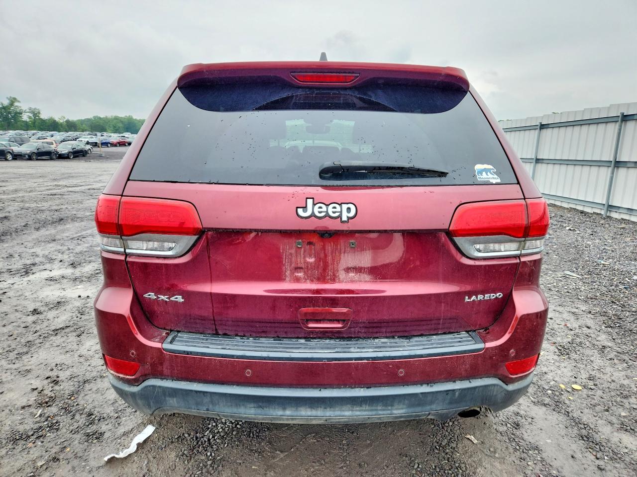 2018 Jeep Grand Cherokee Laredo Бордовый vin: 1C4RJFAG0JC303833