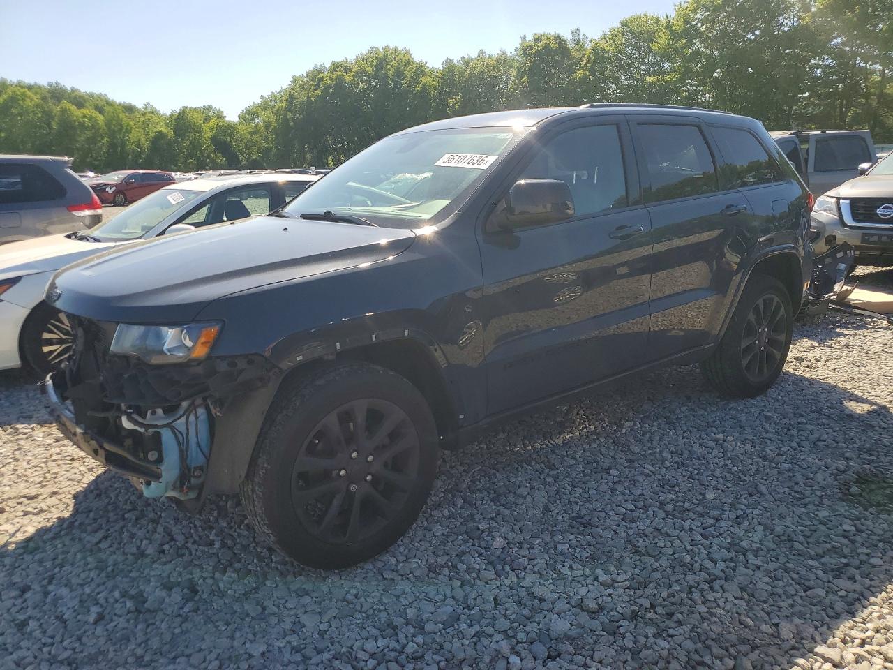 2018 Jeep Grand Cherokee Laredo Серый vin: 1C4RJFAG0JC421090