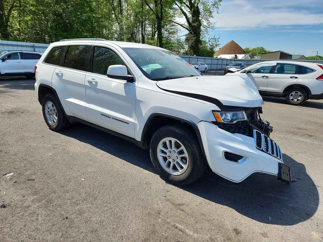 2020 Jeep Grand Cherokee Laredo White vin: 1C4RJFAG0LC139390
