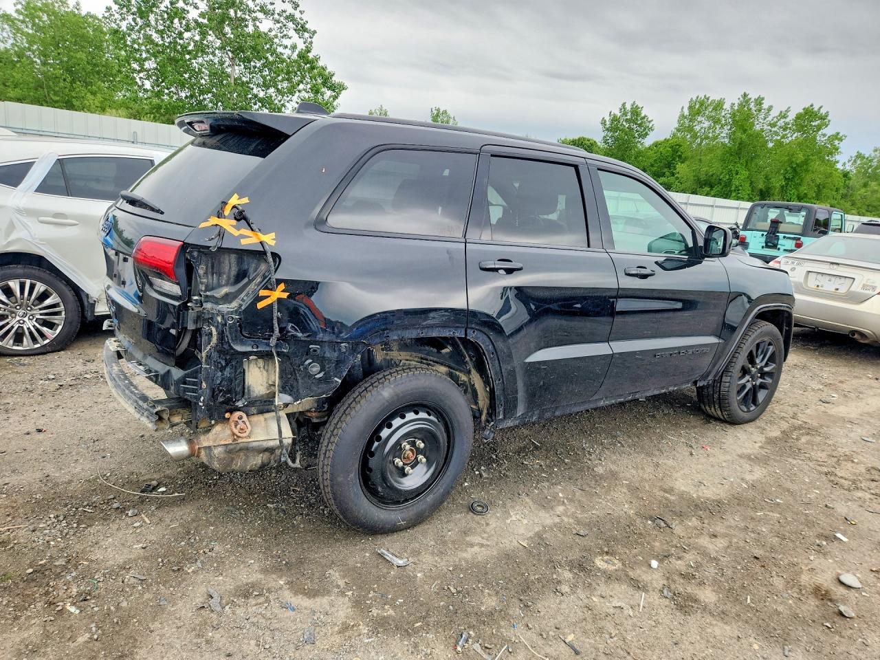 2020 Jeep Grand Cherokee Laredo Black vin: 1C4RJFAG0LC435428
