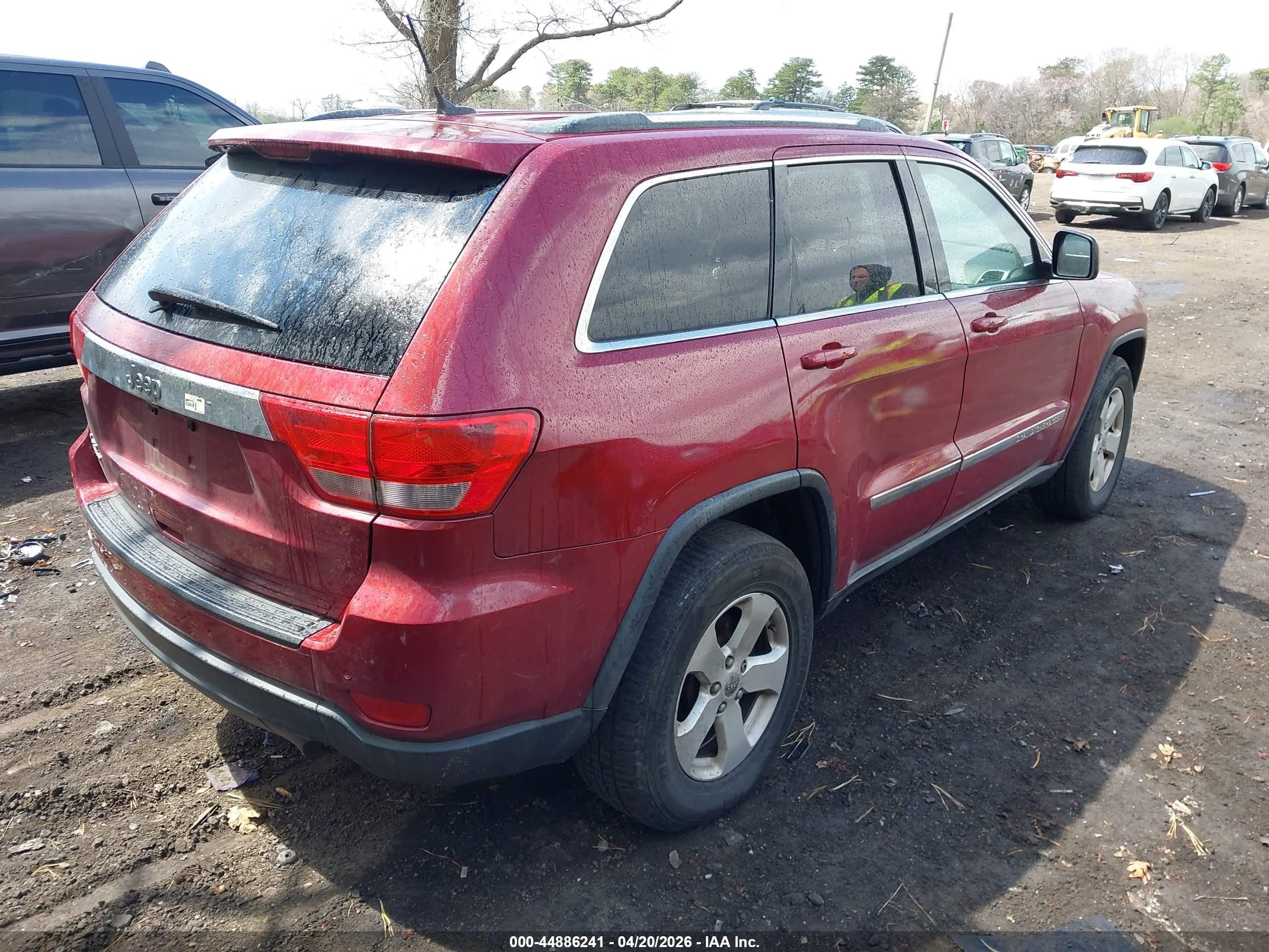 2012 Jeep Grand Cherokee Laredo Burgundy vin: 1C4RJFAG1CC220270
