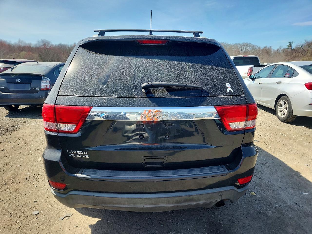 2012 Jeep Grand Cherokee Laredo Black vin: 1C4RJFAG1CC222049
