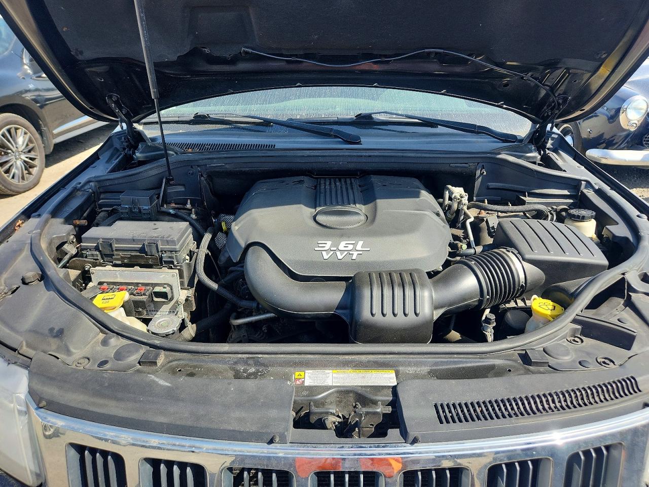 2012 Jeep Grand Cherokee Laredo Black vin: 1C4RJFAG1CC222049