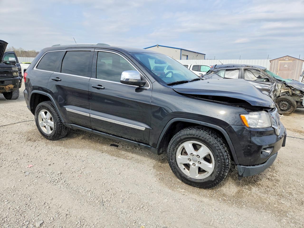 2012 Jeep Grand Cherokee Laredo Черный vin: 1C4RJFAG1CC250076