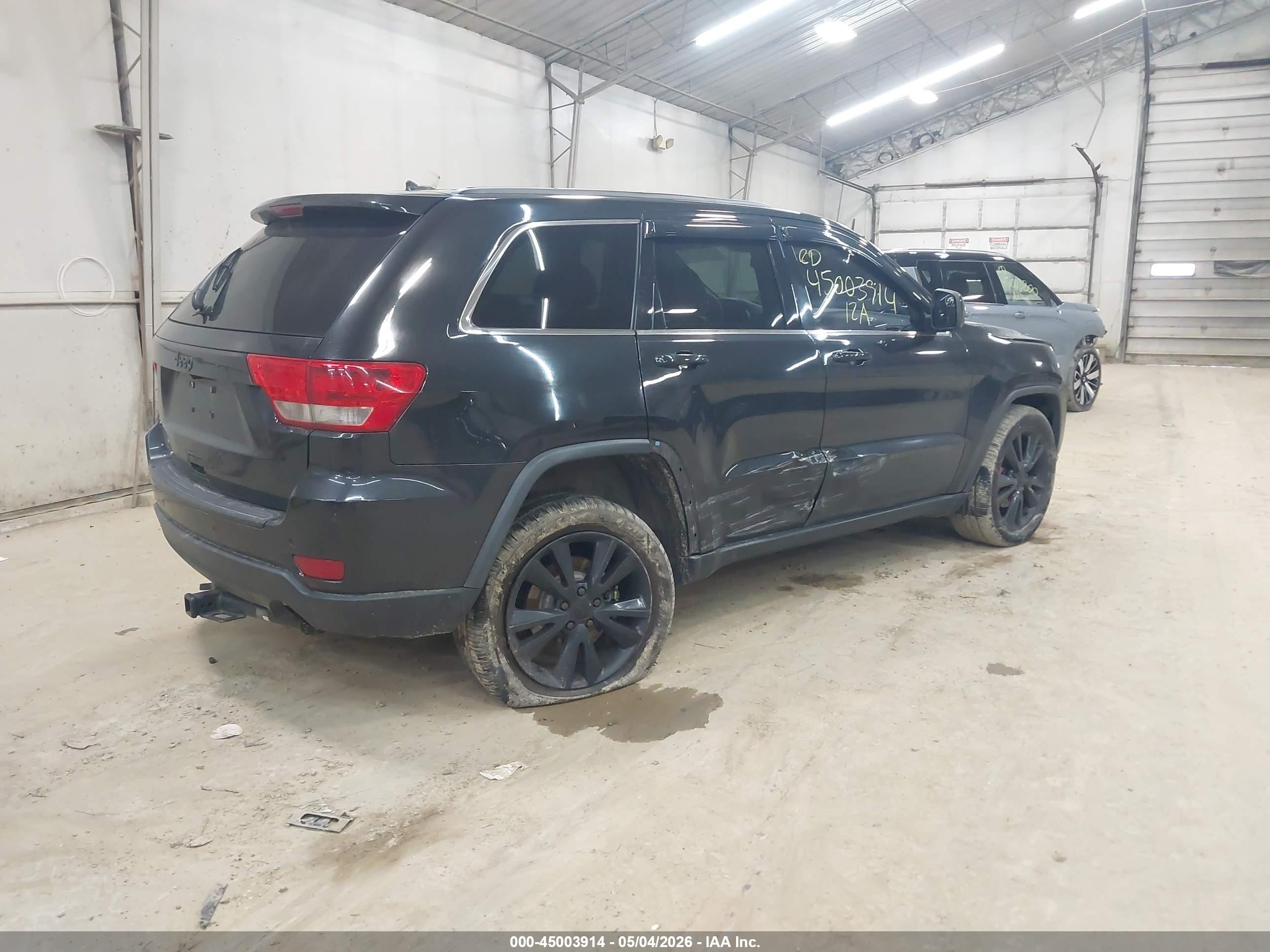 2012 Jeep Grand Cherokee Laredo Черный vin: 1C4RJFAG1CC350596