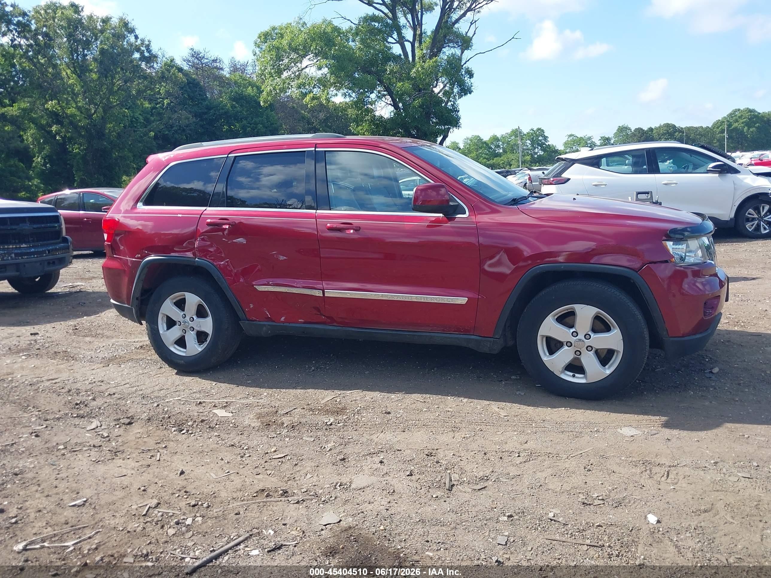 2013 Jeep Grand Cherokee Laredo Maroon vin: 1C4RJFAG1DC507271