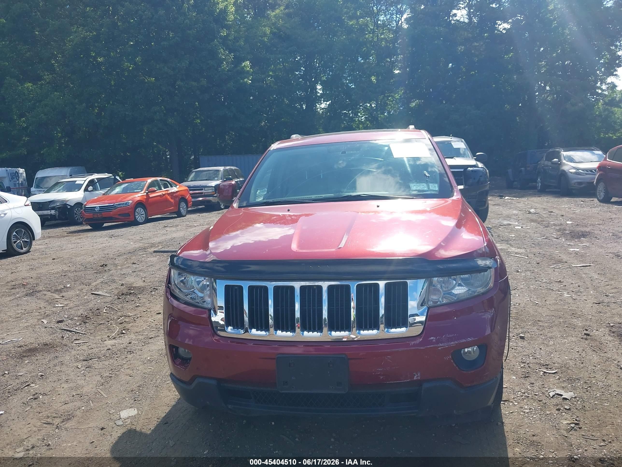 2013 Jeep Grand Cherokee Laredo Maroon vin: 1C4RJFAG1DC507271