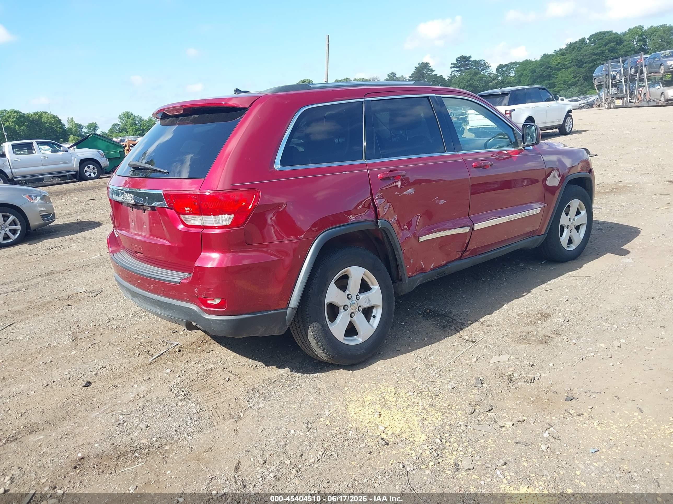 2013 Jeep Grand Cherokee Laredo Maroon vin: 1C4RJFAG1DC507271