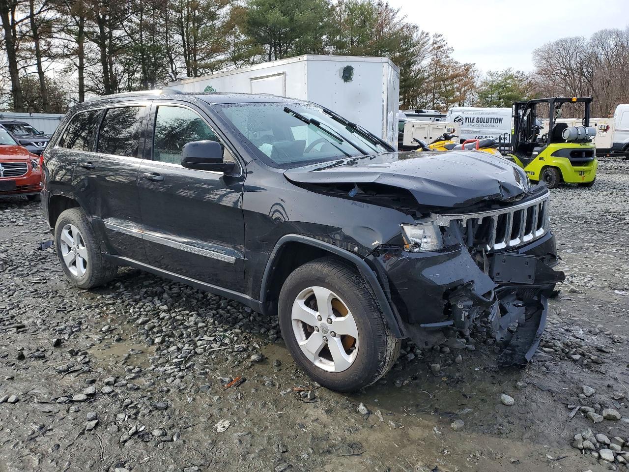 2013 Jeep Grand Cherokee Laredo Black vin: 1C4RJFAG1DC532767