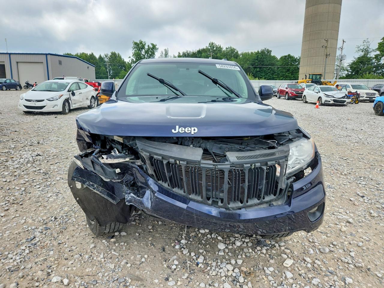 2013 Jeep Grand Cherokee Laredo Синий vin: 1C4RJFAG1DC548841