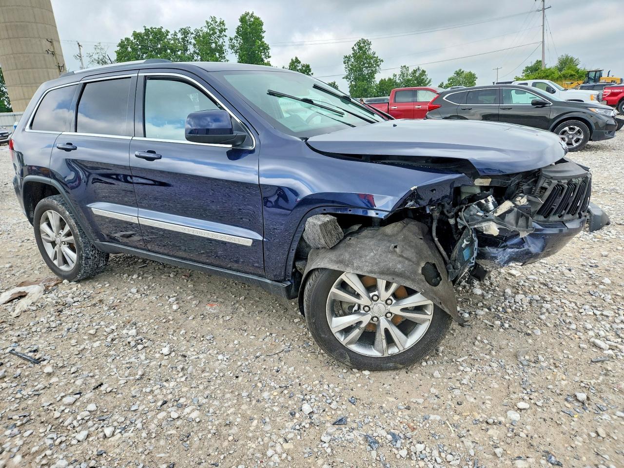 2013 Jeep Grand Cherokee Laredo Синий vin: 1C4RJFAG1DC548841