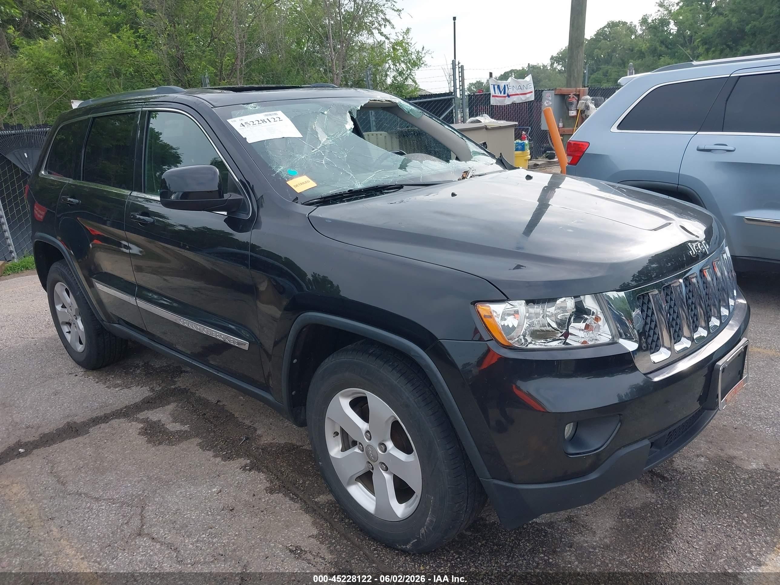 2013 Jeep Grand Cherokee Laredo Black vin: 1C4RJFAG1DC557782