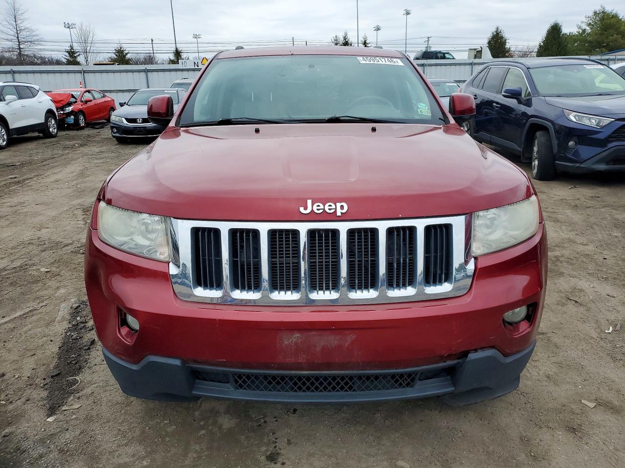 2013 Jeep Grand Cherokee Laredo Красный vin: 1C4RJFAG1DC600064