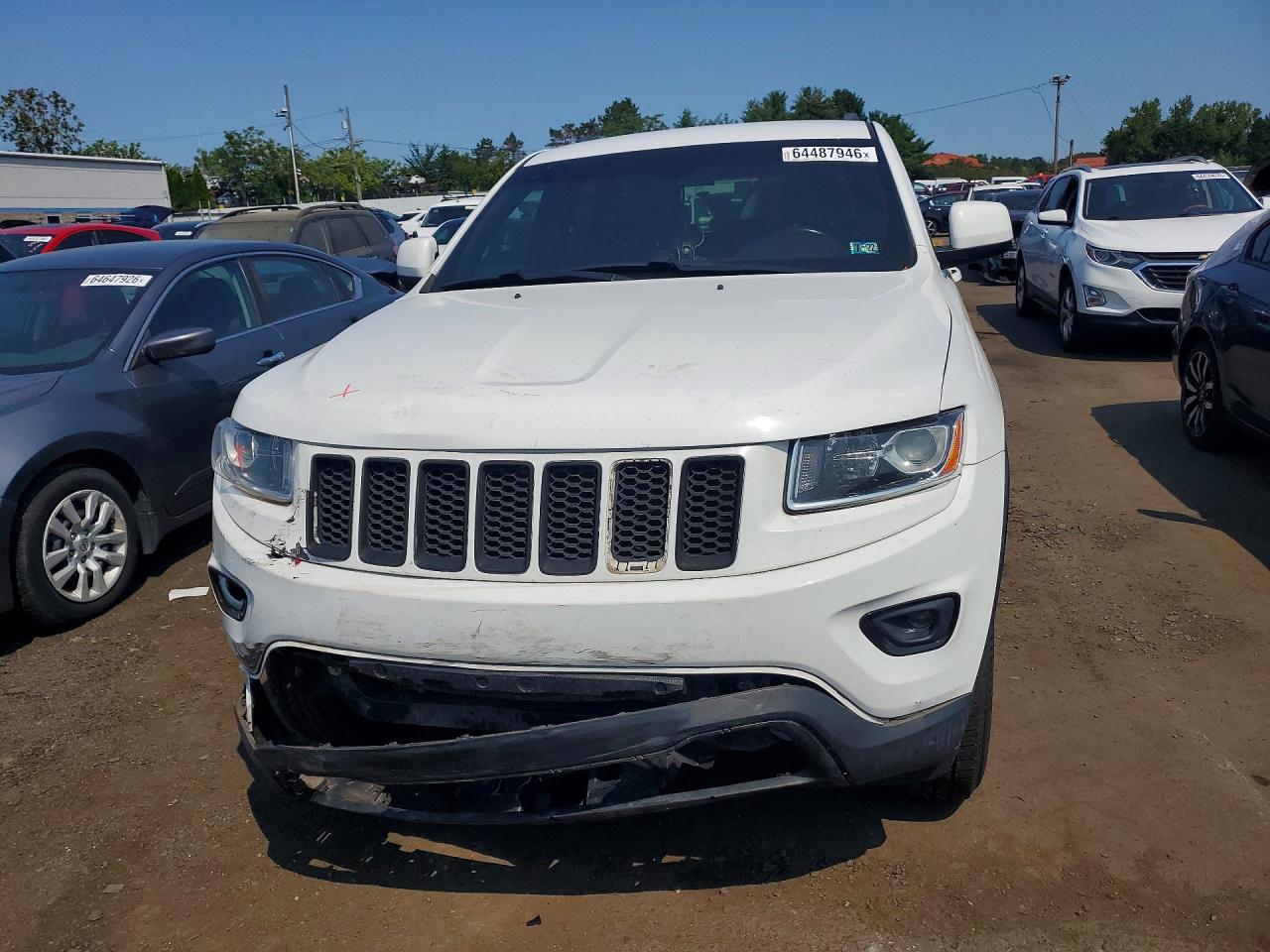2014 Jeep Grand Cherokee Laredo White vin: 1C4RJFAG1EC182039