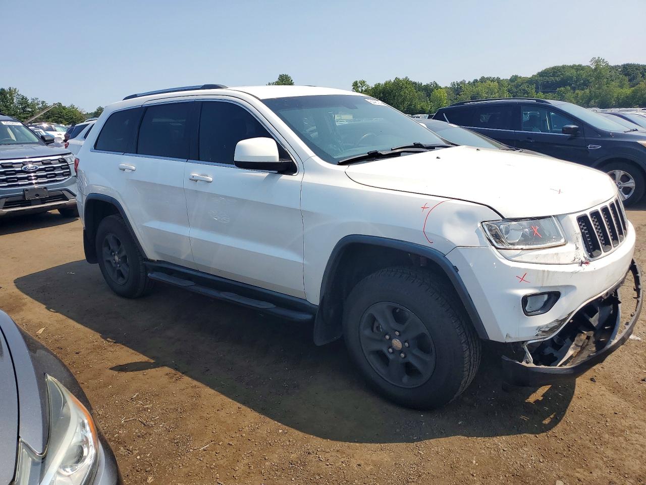 2014 Jeep Grand Cherokee Laredo White vin: 1C4RJFAG1EC182039