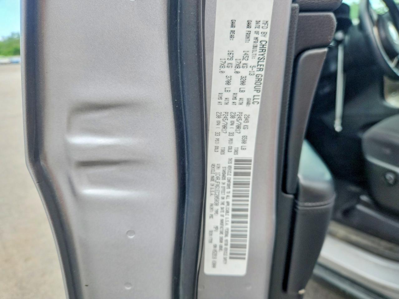 2014 Jeep Grand Chee Charcoal vin: 1C4RJFAG1EC205030